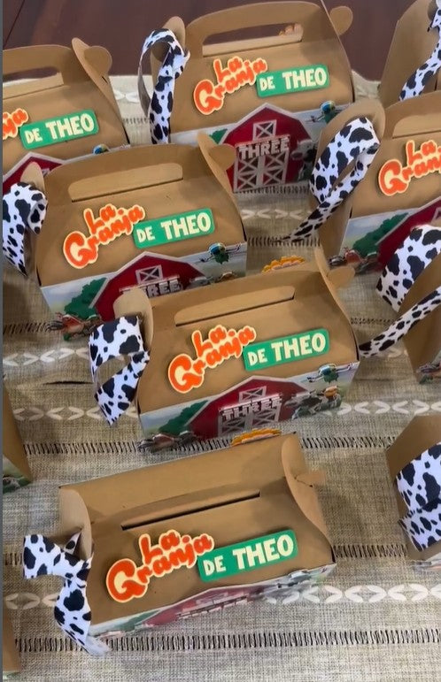 Personalized Party Favor Boxes