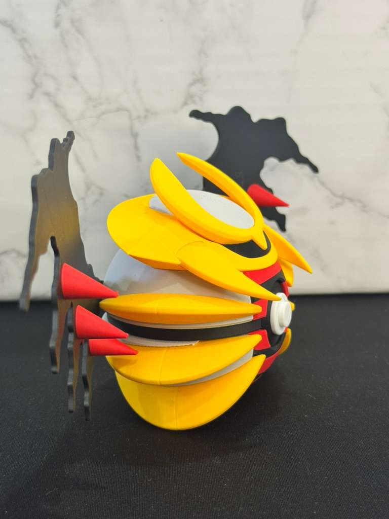 Flame-Inspired 3D Printed Collectible Sphere - Fire Series #006